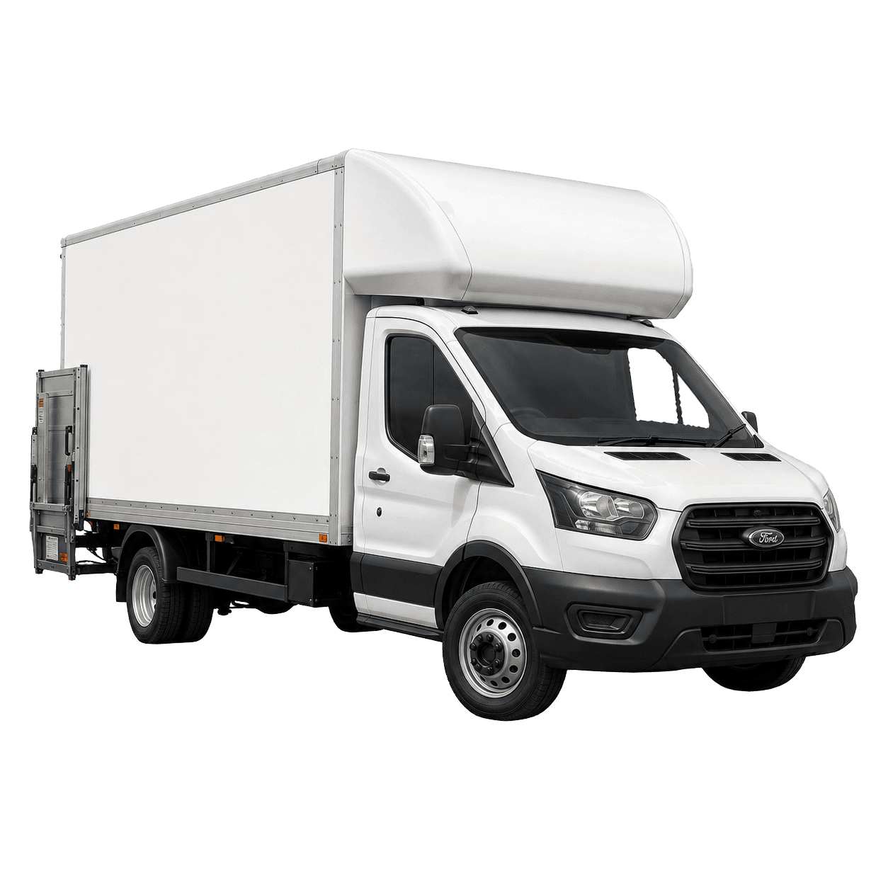 Luton box van with tail lift for moves in Lancaster